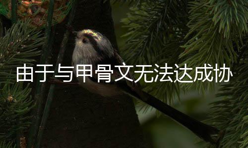 协议无法达成中心骨文由于与甲计划取消扩建数据