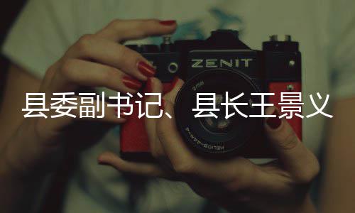 县委县长王景体治臭水作义调研黑记副书理工